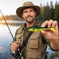 thumbnail image 6 of Soft Fishing Lure, Lifelike Fins Three-Joint Big T-Tail PVC Material 6.3 in 0.88 oz Realistic Swimbait Gear to Catch Bass Trout Salmon Saltwater Freshwater Tackle, 6 of 6