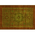 thumbnail image 1 of Ahgly Company Indoor Rectangle Abstract Yellow Modern Area Rugs, 7' x 9', 1 of 4