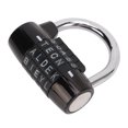 thumbnail image 3 of Bloque de combinación de 5 letras, Lockers de Aleación de Zinc Landlock Sturdy Security Security Antitheft para Caja de Herramientas para Gimnasio, 3 of 7