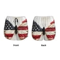 thumbnail image 3 of Daiia American Flag Butterfly Wall Pattern Women's 2 in 1 Running Shorts - Lightweight Athletic Workout Gym Yoga Shorts Liner with Phone Pockets-Small, 3 of 7