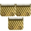 3x BaByliss Pro Replacement Gold Titanium Wedge Blade #FX603G