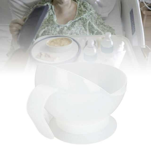 Bol de Récupération Anti-Déversement, Vaisselle Auto-Alimentée Adaptative pour Aider à Manger pour les Personnes Âgées
