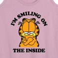 thumbnail image 3 of Garfield - Smiling On The Inside - Women's Racerback Tank Top, 3 of 5