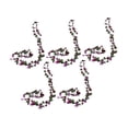 thumbnail image 4 of Guirnalda de rosas artificiales con peonías falsas, guirnalda decorativa colgante de rosas para Violeta, 4 of 8