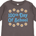 thumbnail image 4 of Inktastic 100th Day Of School Party Girls Long Sleeve Toddler T-Shirt, 4 of 5
