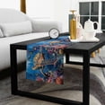 thumbnail image 5 of Coastal Turtle Cotton Linen Small Table Runner 13 x 48 inch Turquoise Coral Tropical Ocean Animal Fish Non-slip Rectangular Dining Table Decor for Wedding Party Holiday Dinner, 5 of 8