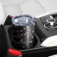 thumbnail image 5 of 20oz Tumblers Multicolor Christmas Light Pattern Stainless Steel Vacuum Insulated Double Wall Travel Tumbler Cups Mug with Lid and Straw,Cleaning Brush for Cold & Hot Drinks, 5 of 7
