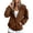 v#2Brown6, variant on Rggeeun Womens Sweatshirt Hoodie Solid Color Long Sleeve Snap & Zip Up Hooded Adjustable Drawstring Side Pockets Thickened Fall Winter Evening Party Casual Tops,Pink,L