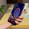 thumbnail image 3 of SKLYDDI Multicolor Festive Carnival for Galaxy S25 Case - Pointillist Ferris Wheel & Game Booths Design, TPU Flexible Cover, Aesthetic Cute, 3 of 7