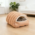thumbnail image 7 of karymi Pet Bed Pet Villa Cats Bed Bed Removable Dog Bed Winter Warm Cats Bed Two Purpose Pet Nests Pet Mat Valentines Day Gifts for Her Living Room Decor Valentines Day Gifts for Him, 7 of 7