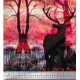 thumbnail image 2 of Soimoi Cotton Voile Fabric Deer Panel Print Fabric by Yard 42 Inch Wide, 2 of 3