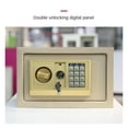 thumbnail image 3 of Digital Safe Box Mini Steel Safes Money Bank Small Household Password Key Safety Security Box Keep Cash Jewelry Document ,Easy Installation, 3 of 7
