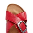 thumbnail image 4 of Time and Tru Women's Footbed Crossband Slide Sandals, 4 of 6