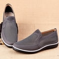 thumbnail image 6 of Mens Casual Mesh Loafers Summer Breathable Walking Shoes Comfortable Lightweight Driving Shoes Travelling Fashion Shoes Gray 8.5 US, 6 of 7