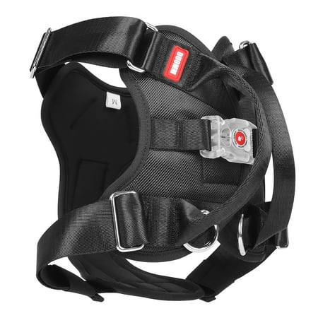 Dog Harness No Pull No-Choke Pet Vest Harness with Handle Control Soft Padded Breathable Easy Adjustable for Walking Climbing Training A24