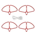 thumbnail image 1 of Protector De Hélice CUTICAT 4 Piezas Con Accesorio Deportivo Rojo Phantom 4, 1 of 7