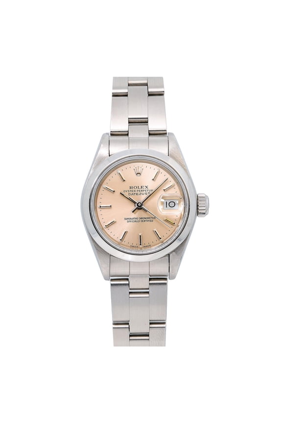 Pre-Owned Rolex Datejust 26MM 69160 Sundust Dial Smooth Bezel Stainless Steel Oyster Bracelet