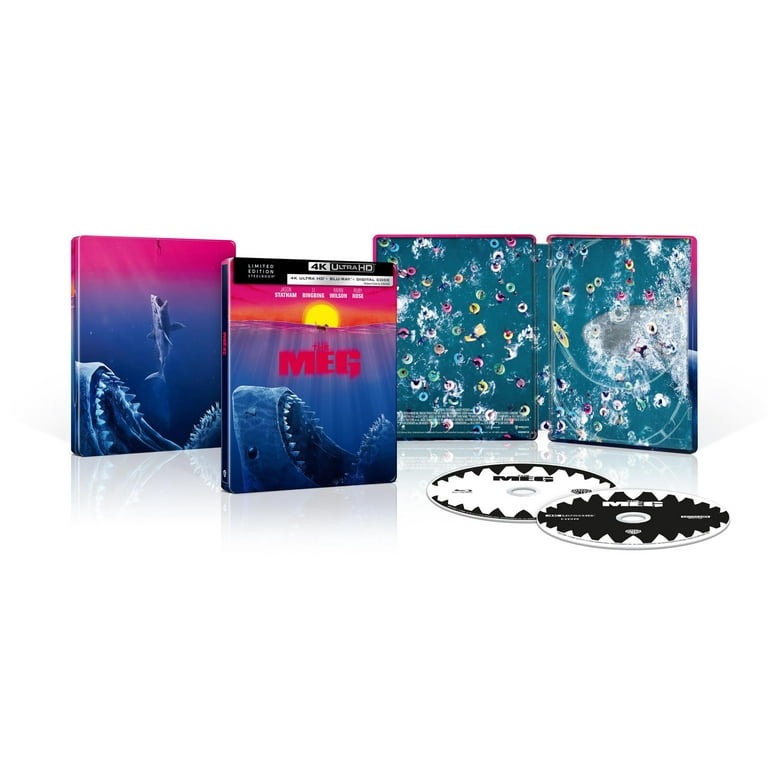 The Meg (Walmart Exclusive) (Steelbook) (4K Ultra HD + Blu-ray + Digital Copy) The Meg (Walmart Exclusive) (Steelbook) (4K Ultra HD + Blu-ray + Digital Copy)