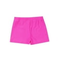 thumbnail image 4 of TiaoBug Kids Boy Girl Low Rise Shorts Active Yoga Dance Bottoms Swimming Trunks Hot Pink 10, 4 of 5