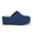 Blue, variant on YDN Women Comfy Platform Round Toe Clogs Mules Slip On Wedge Mid Heel Slippers Sandals Summer Beach Dressy Shoes Size 7 Black