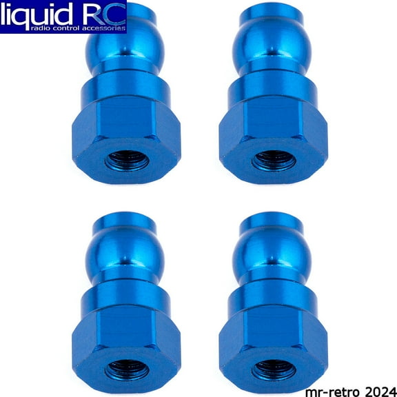 Team Associated Shock Bushings 12 mm blue aluminum ASC91816 Elec Car/Truck Replacement Parts
