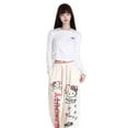 thumbnail image 2 of Pantalones japoneses Y2k de Sanrio, nuevos pantalones casuales con estampado de Hello Kitty para primavera, pantalones holgados a la moda para niñas, lindos y geniales pantalones deportivos casuales, 2 of 4
