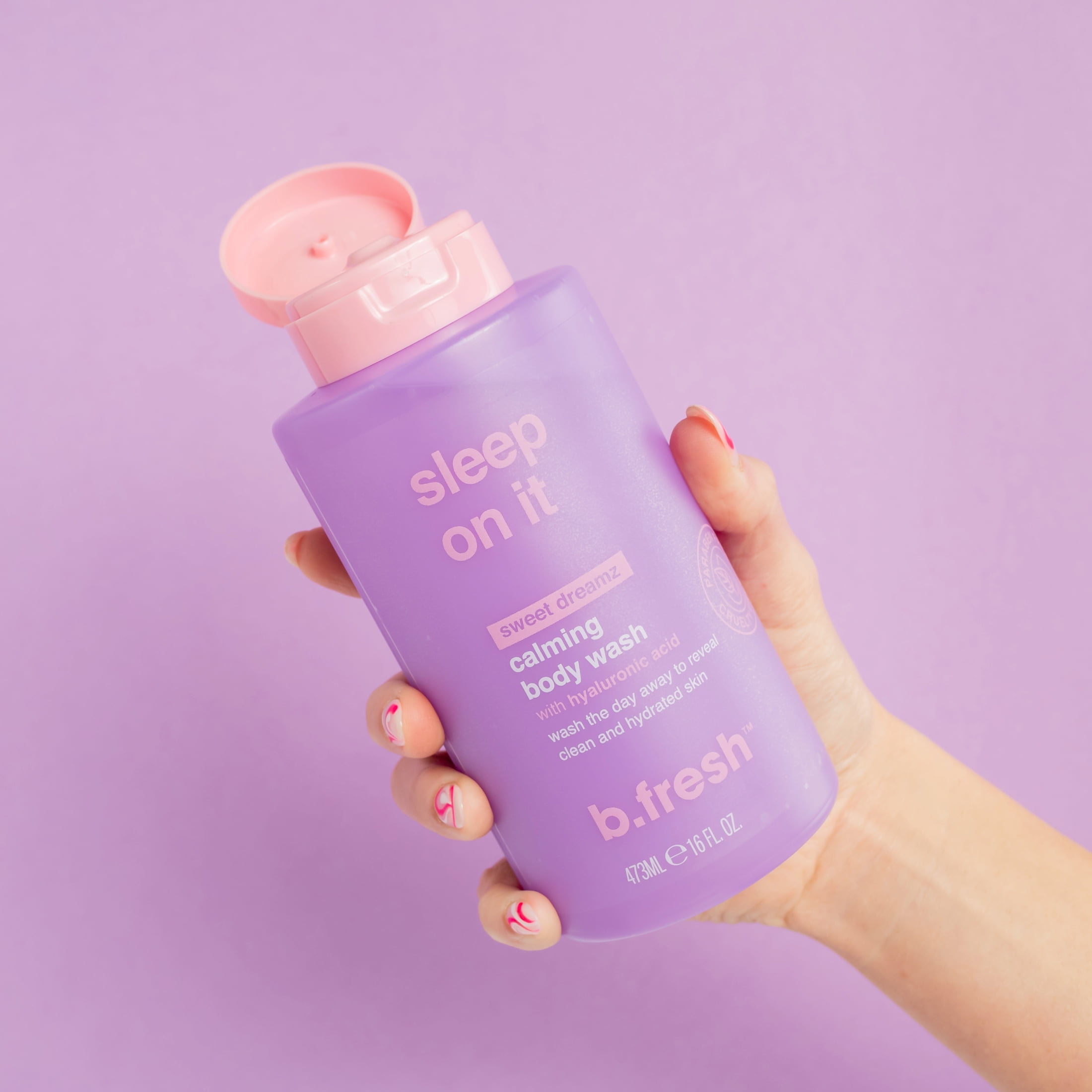 b.fresh sleep on it - calming body wash, 16 fl oz
