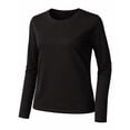 thumbnail image 2 of Playera George para Dama, Manga Larga Negro Talla EG, 2 of 4