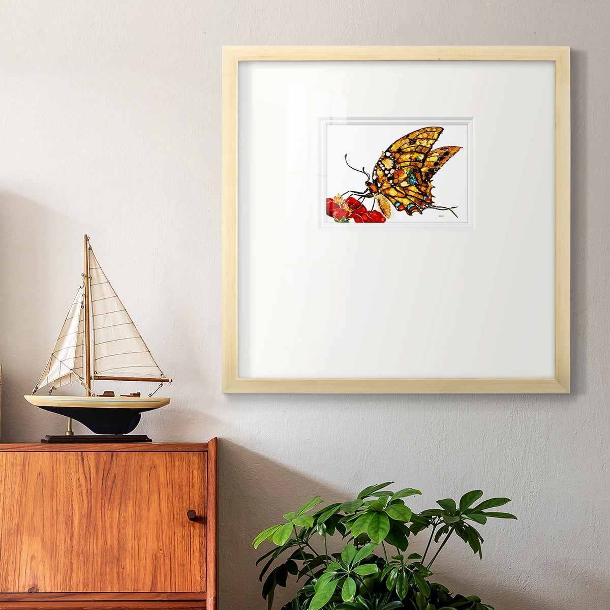 Wings II-Premium Framed Print