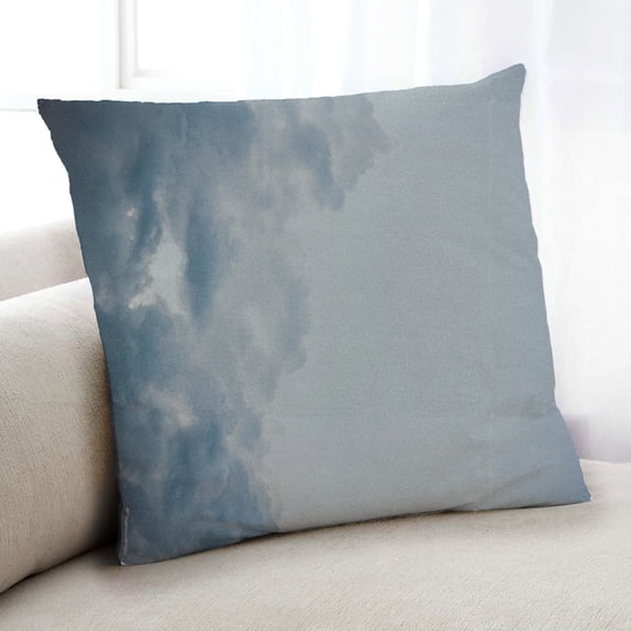 Ahgly Company Earth Clouds Indoor Throw Pillow, 18 inch by 18 inch