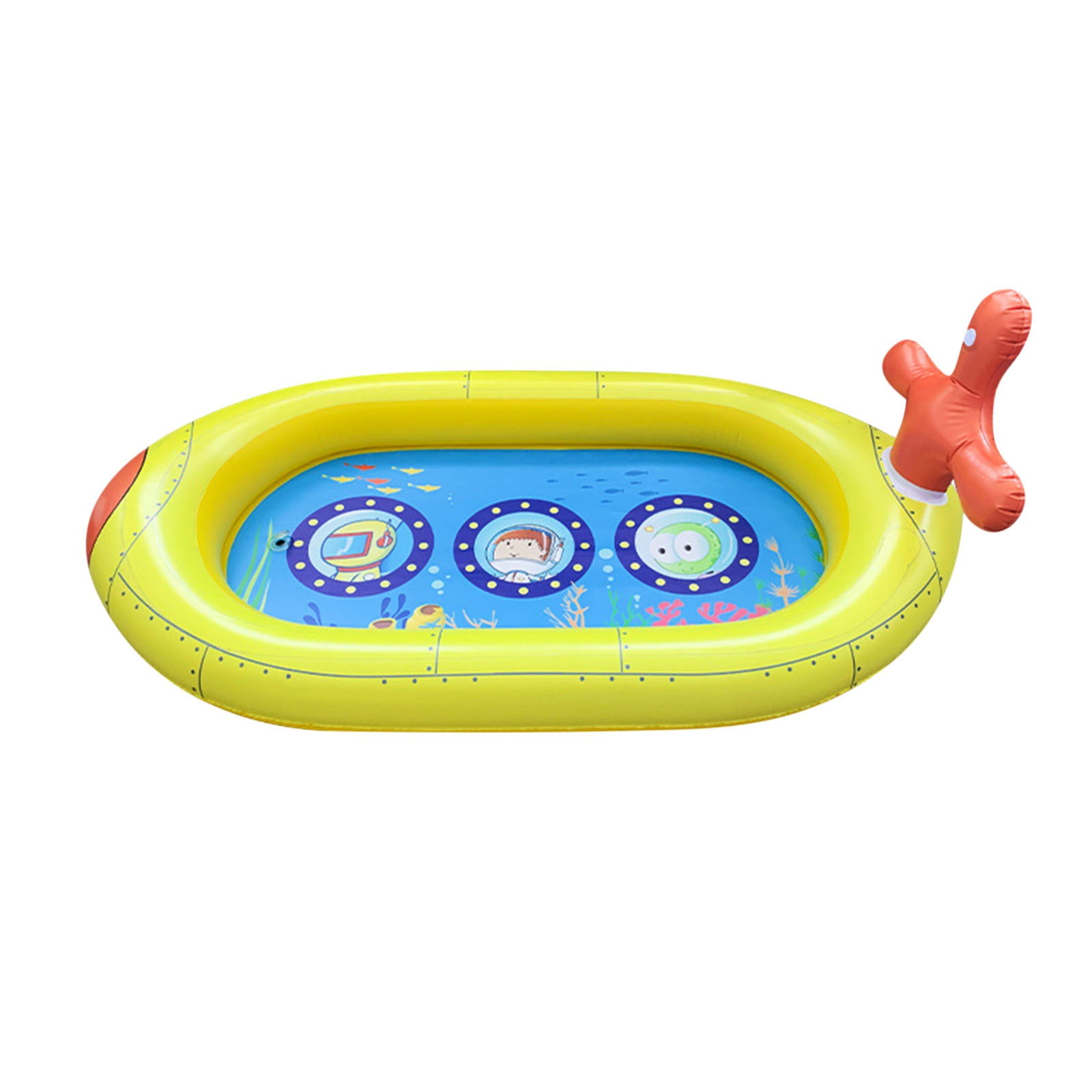 Summer Outdoor Inflatable Swimming Pool Kids Wading Pool with Sprinkler