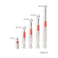 thumbnail image 3 of S2 Alloy Steel Screwdriver Bit, Star Drill Screwdriver Head With 1/4 Inch Hex Shank, for Power Tool Fastening, E, 3 of 5