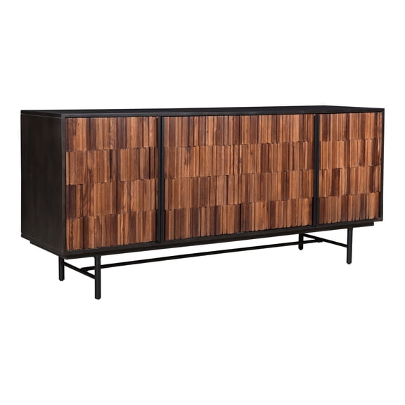 Moe's Home Collection Jackson Modern Wood Sideboard in Black