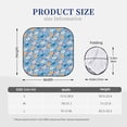 thumbnail image 2 of Kdxio Cute Chickens And Flowers Print 2-Piece Sun Shade Front Windshield - Foldable Car Front Window Sunshades For Most Sedans Suv Truck, 2 of 6
