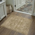 thumbnail image 6 of BERTHMEER 2'x3' Small Area Rugs for Entryway Laundry Bathroom Bedroom Entrance Kitchen Dorm Beige Non Slip Washable Vintage Traditional Oriental Carpets Distressed Rugs, 6 of 7