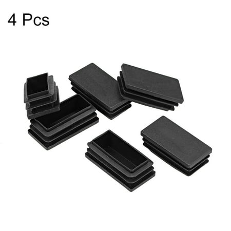 Plastic Plug End Caps 50mm X 25mm Rectangular Furniture Table Chair Legs 4pcs Canada Plastic Plug End Caps 50mm X 25mm, Patio Chair Leg Caps Rectangular Canada