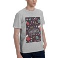 thumbnail image 2 of Bingfone Merry Christmas Men'S Loose Fit Short-Sleeve Pocket T-Shirt, 2 of 7
