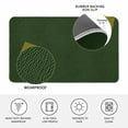 thumbnail image 3 of Solid Dark Green Door Mat Indoor Outdoor,Retro Minimalism Abstract Denim Texture Non Slip Welcome Mat with Rubber Backing,Absorbent Fabric Front Door Mats Entryway Rug for Home Patio Entrance 18"x30", 3 of 9