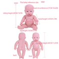 thumbnail image 3 of BabyEmulated Doll under $5! BzdzmqmBabySimulation Doll Soft Body EducationalToy, Realistic NewbornBabyDoll for Training Practice, BathToyforChildren, Teaching Aid for Childcare Education, 3 of 9