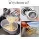 thumbnail image 3 of Kitchen Drainage Strainer Basket Corner Sink Strainer Basket Hanging Sink Corner Colander Triangle Multifunctional Kitchen Sink Waste Filter(Beige), 3 of 4