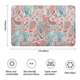 thumbnail image 3 of Pink Paisley and Floral Pattern Bathroom Rugs Mat,Non Slip Microfiber Bathroom Rug,Rubber Backing,Soft Bathroom Mats for Bathroom Floor,Tub and Shower,17x27in(43x68cm), 3 of 5