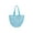#-【Seaside Tote Bag】, variant on Beach Storage Net Bag, Handheld Seashell Tote for Travel, Soft Pleated Polyester, Large Capacity Carry All, 23.6" x 15.7" x 7.9", Pink, QFL