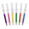 thumbnail image 2 of 6 Piece Creative Cylinder Cute Colored Marker Graffiti Syringe Fluorescent Pen Stationery D, 2 of 6