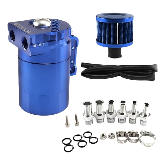 Applicable to 300ml Universal Blue Oil Catch Can with Filter