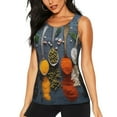thumbnail image 1 of Balery Various Herbs And Spices In Spoons Camiseta sin mangas estampada ligera para mujer, tops de entrenamiento sin mangas, camisetas de yoga transpirables de secado rápido.-Large, 1 of 7