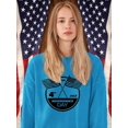 thumbnail image 2 of Independence Day Rubber Seal Sweatshirt Women -Image by Shutterstock, Female x-Large, 2 of 4