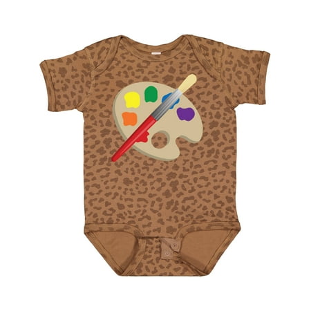 

Inktastic Artist Palette and Brush Gift Baby Boy or Baby Girl Bodysuit