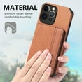 thumbnail image 6 of Allytech iPhone 14 Pro Wallet Case, RFID Blocking PU Leather Cards Slots Flip Stand Shockproof Anti-scratch Wallet Case Cover for Apple iPhone 14 Pro 6.1" 5G -Brown, 6 of 12