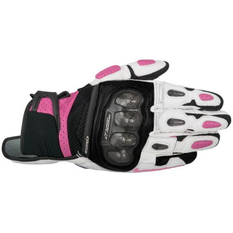 Alpinestars Stella SPX Air Carbon Womens Gloves Black White Pink
