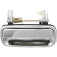 thumbnail image 4 of Rear Left (Driver Side) Exterior Door Handle Compatible with 2001-2004 Toyota Tacoma Chrome Without Key Hole 69240-35070 Base Pre Runner New OE Replacement Outside Handle Outer, 4 of 5